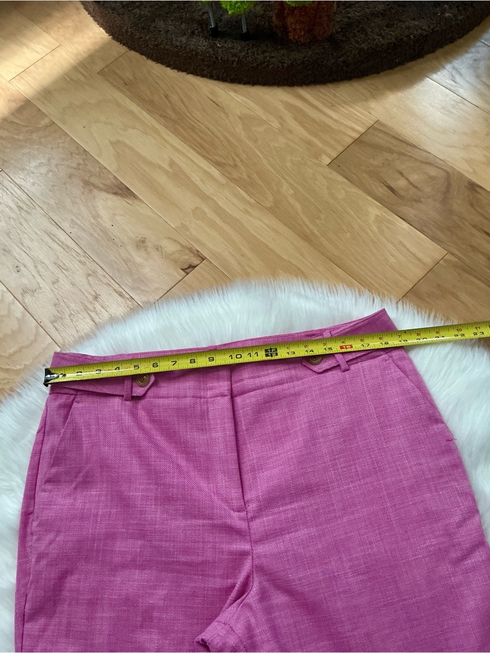 Talbots Pink Straight-Leg Dress Trousers Size 16 - Picture 6 of 8